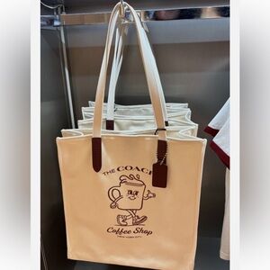 Coach Coffee Shop Tote Bag